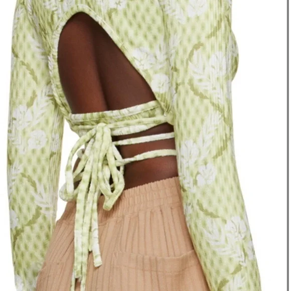 Kijun Rib Knit Polyester Cardigan - Picture 2 of 3